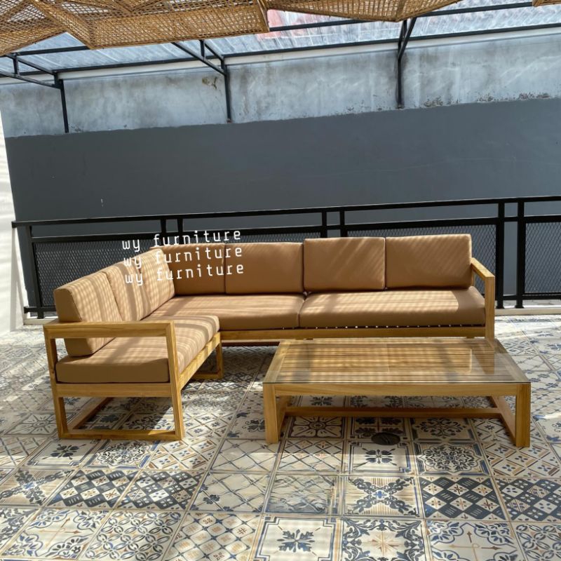 sofa minimalis kayu jati - kursi tamu minimalis kayu jati