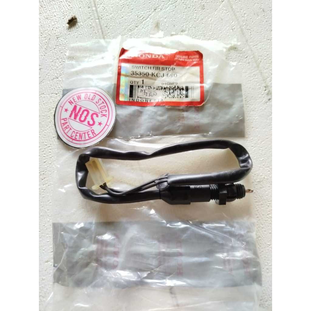 KABEL SWITCH REM BELAKANG HONDA TIGER LAMA TILAM TIGER 2000 ORIGINAL ORISINIL ORI ASLI AHM 35350-KCJ