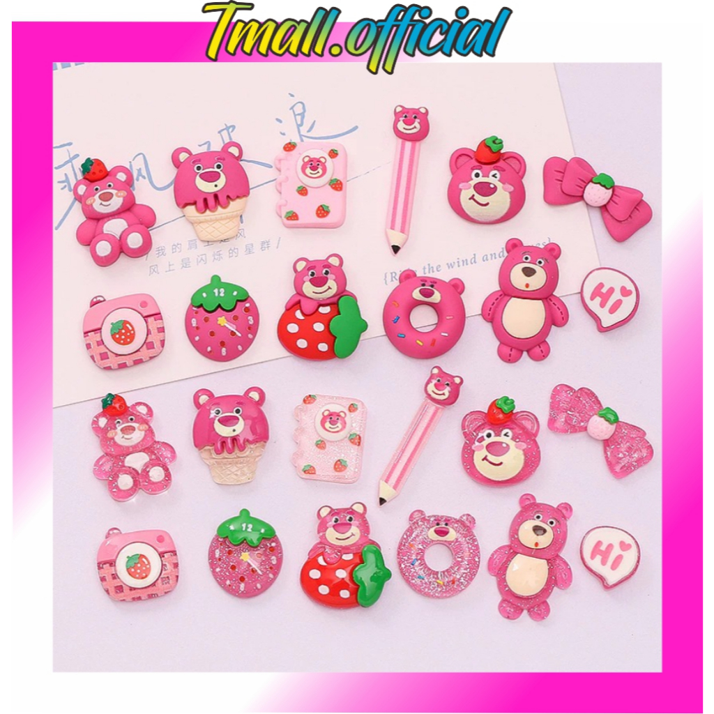 

❄ TMALL ❄ 1Pcs NEW CUTE MINI CARTOON 3D LOTSO Stiker Glossy Resin Aksesoris Hiasan Deco Sticker DIY Lucu R1193