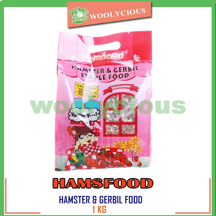 Hamsfood/Makanan Hamster merk Hamsfood isi 1 kg