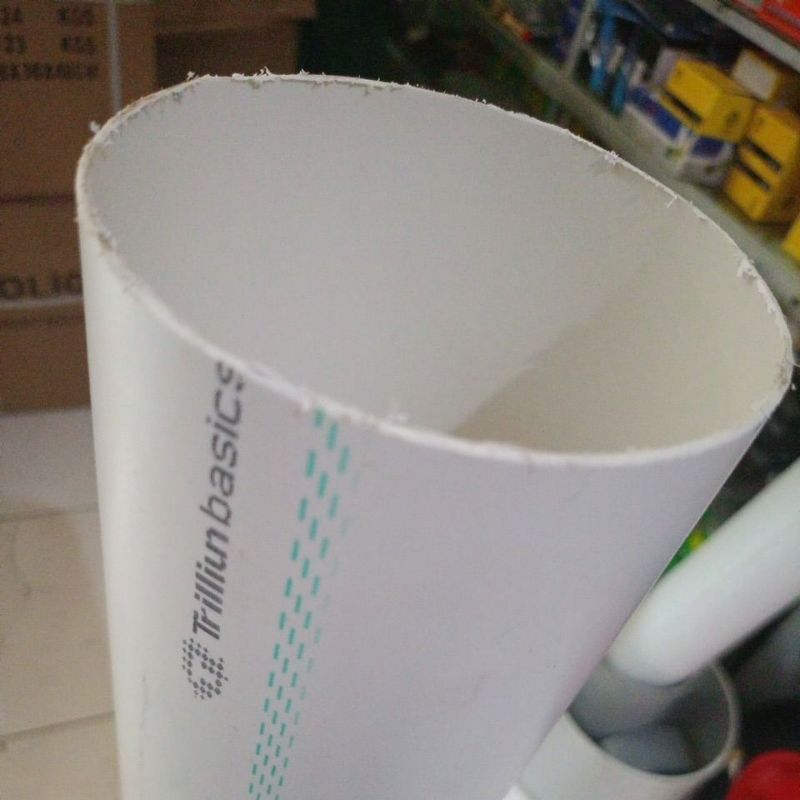Paralon Trilliun 4 Inch Type C Tipis Pipa  PVC Panjang 1 meter Putih