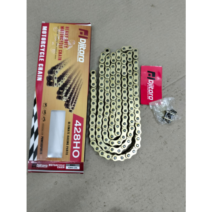 DJITORO Rantai O-RING 428 130H