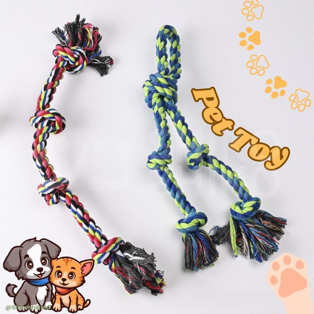 TMPpj Tali Mainan Peliharaan Bentuk Panjang Pet Accessories Sugar Glider Aksesoris bermain Kucing An