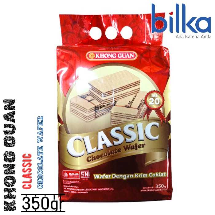 

KHONG GUAN Classic Chocolate Wafer 350gr