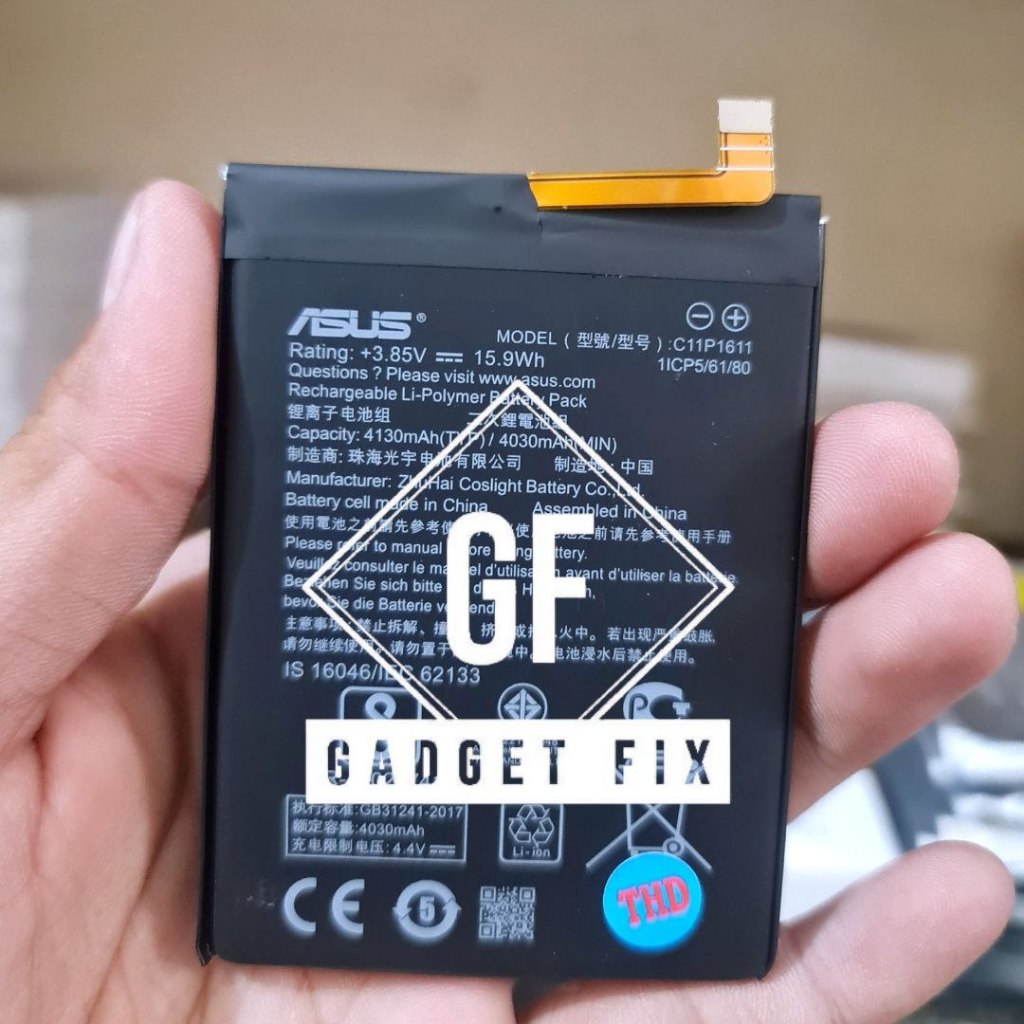 Baterai Batre Asus C11P1611 Original HP Asus Zenfone Max Plus M1 ZB570TL X018D Battery Batrei Tanam