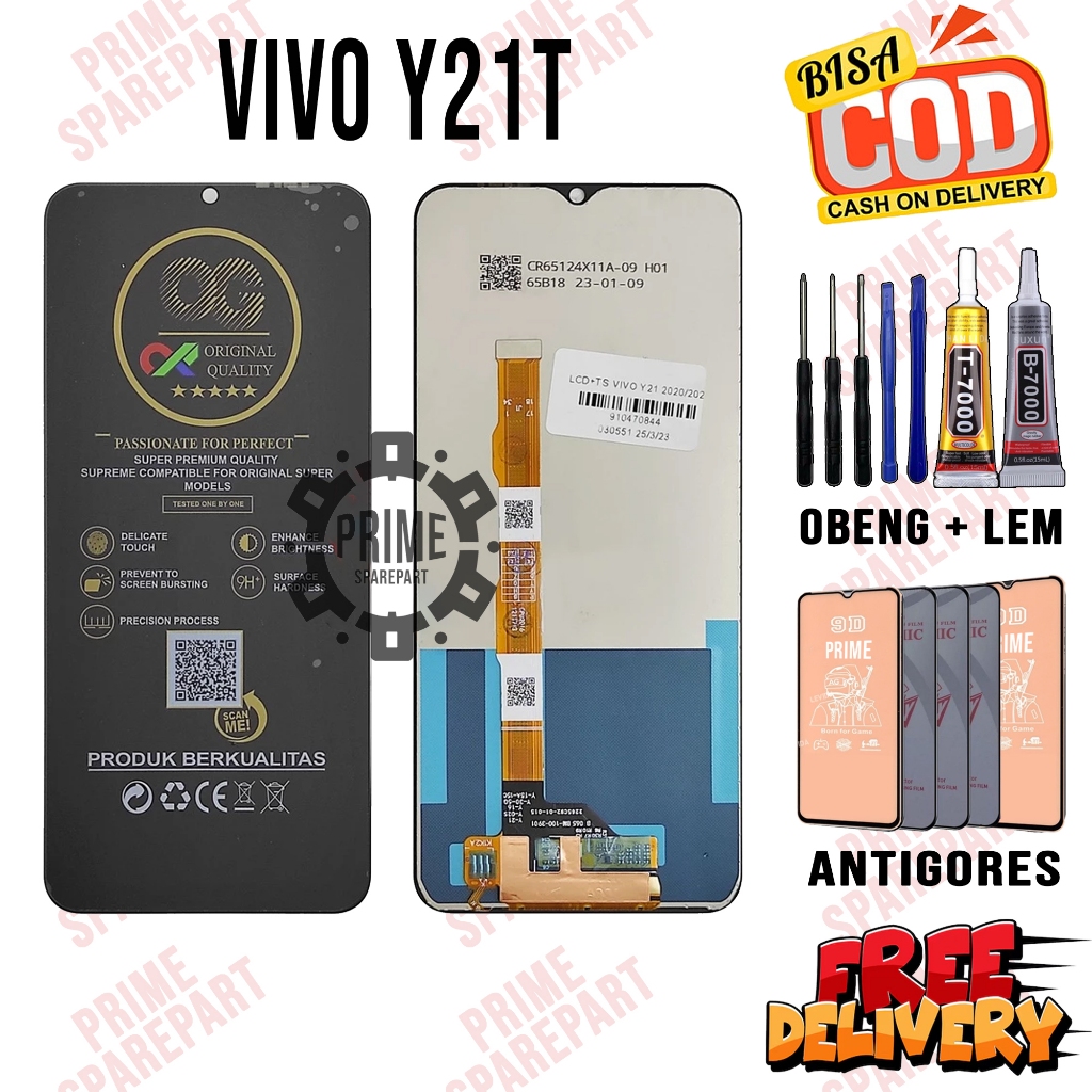 Lcd Touchscreen VIVO Y21T Original Oem Lcd VIVO Y21T Fullset