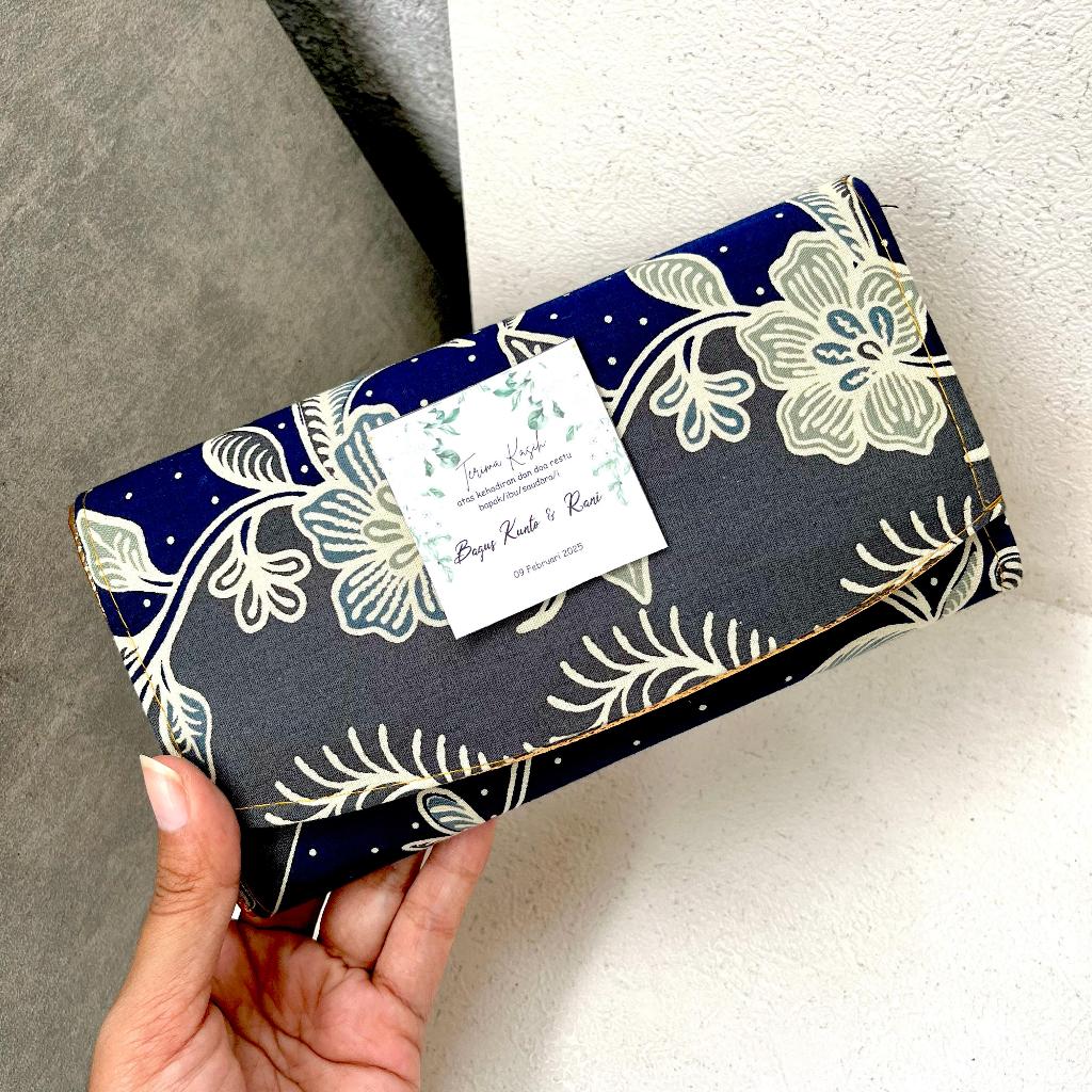 PREMIUM COLLECTION SOUVENIR DOMPET BATIK JUMBO PERNIKAHAN/KHITANAN BATIK KHAS JOGJA