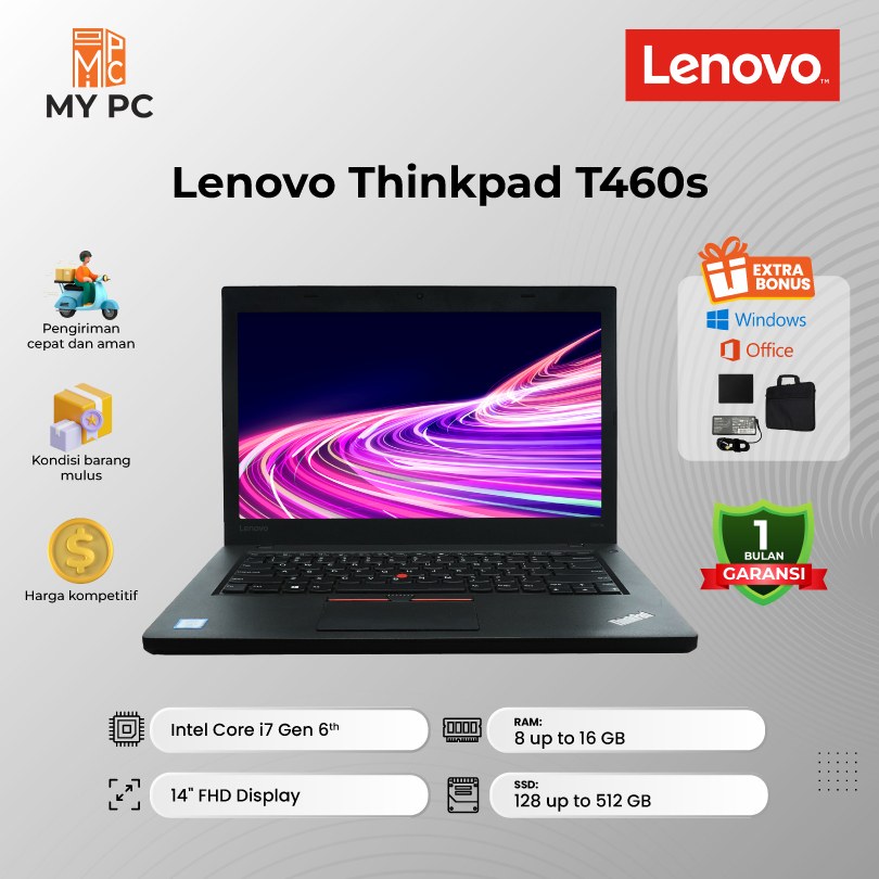 Lenovo Thinkpad T460S - Core i7 6th / i5 6th - 14inch