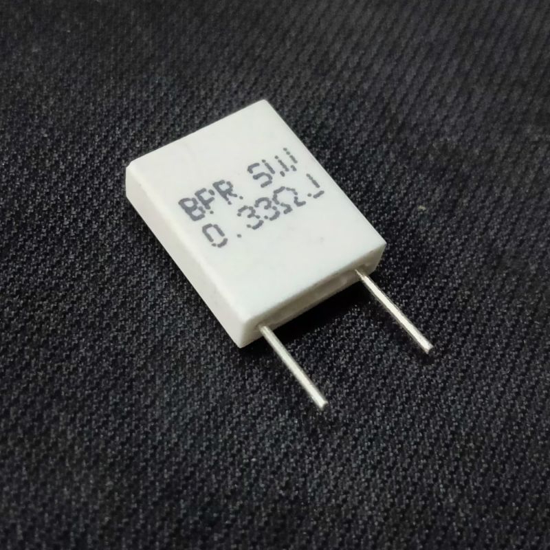 Resistor Nobel 5 Watt 0,33 Resistor 5 Watt Nobel 0,33 Resistor 5 watt Gepeng 0,33