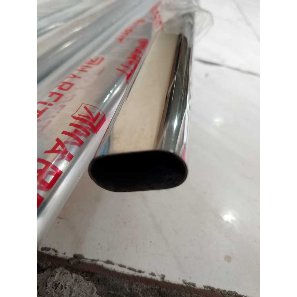 Pipa Oval Stainless 30MM 3METER