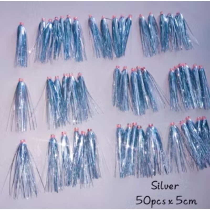 50 pcs umpan rawei ikan cekalang tongkol dan lain lain