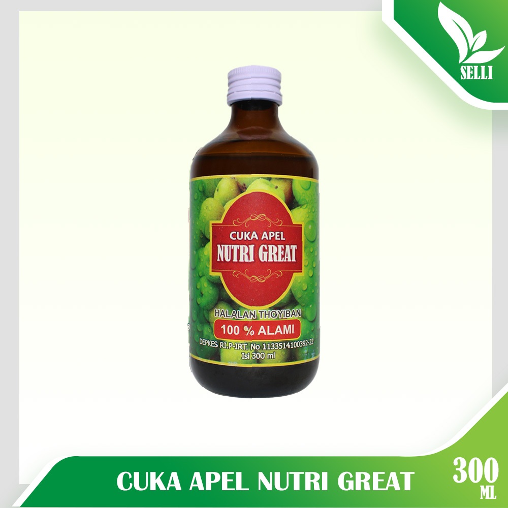 

Cuka Apel Nutri Great Original Untuk Kesehatan Tubuh isi 300 ml