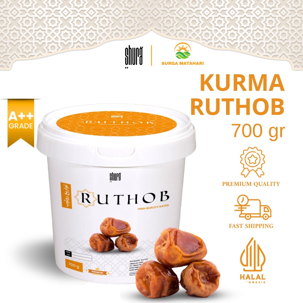 

Shura Kurma Ruthob Matang Ember 700gr Premium Original High Quality