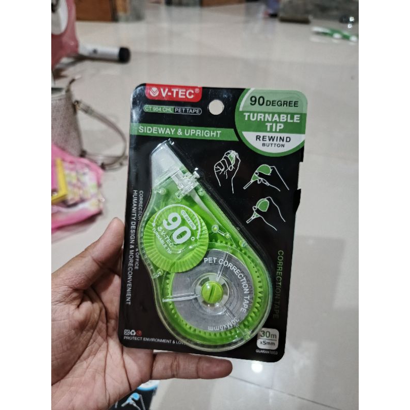 

Tipex Roll Tipe X Correction Tape Pita V-TEC Besar Alat Tulis