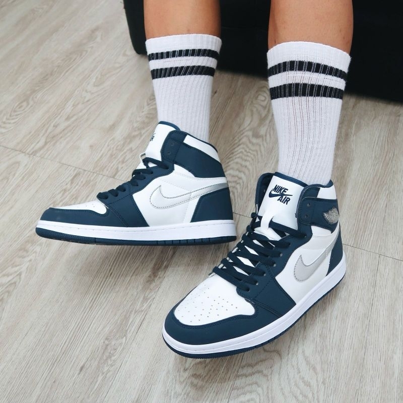 Sepatu Pria Aj1 High Midnight Navy - Sepatu Pria Terbaru Best Seller