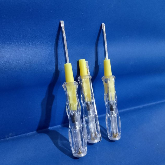 Obeng Testpen Bolak-Balik  Testpen Bolak-Balik WELDOM Kuning