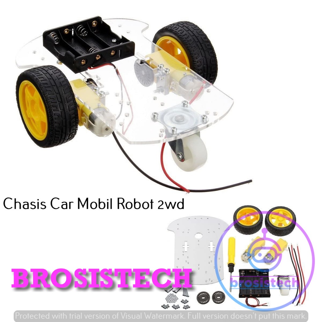 Chasis Car Mobil Robot 2wd Smart Car Robot Chasis Frame Robot
