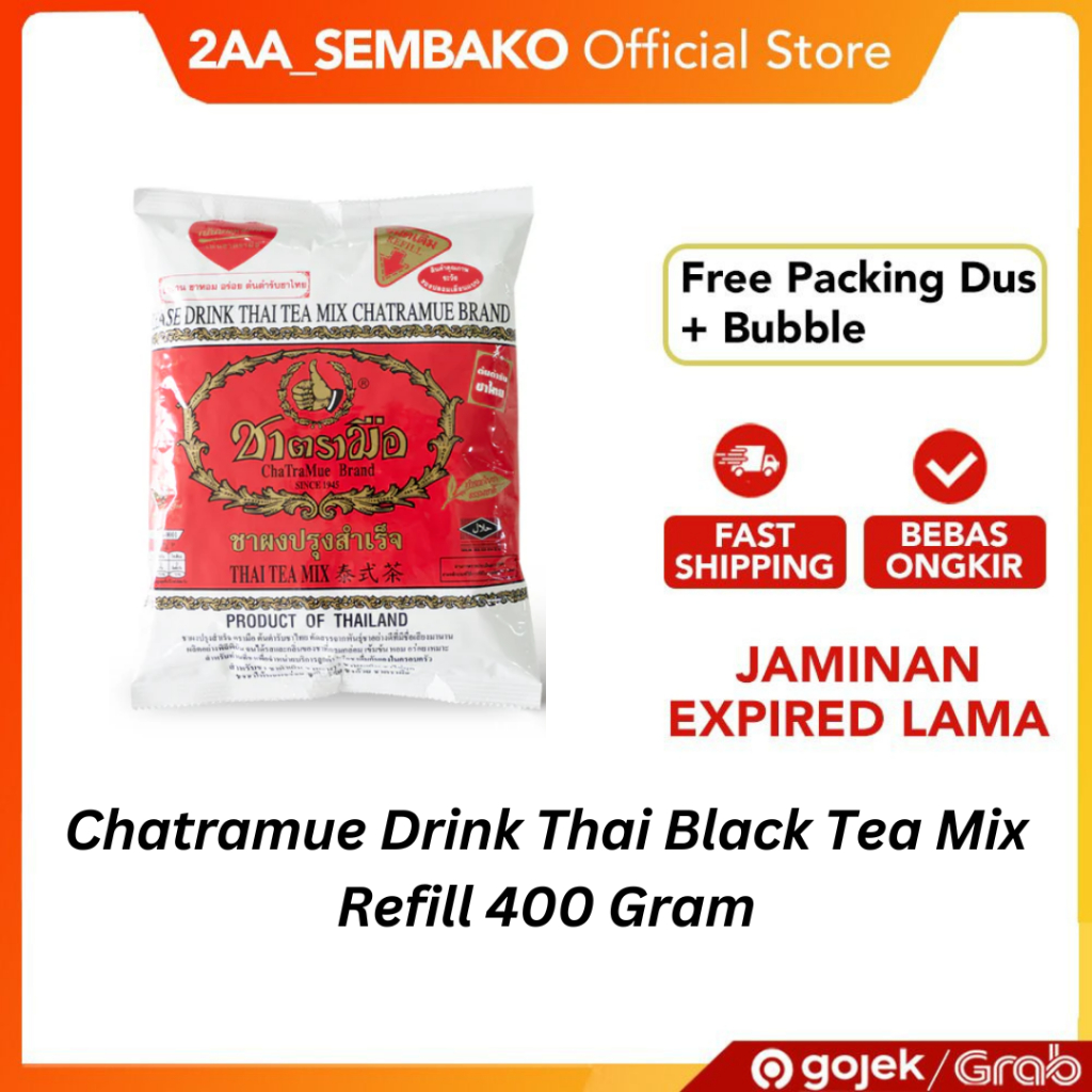 

Chatramue Drink Thai Black Tea Mix Refill 400 Gram