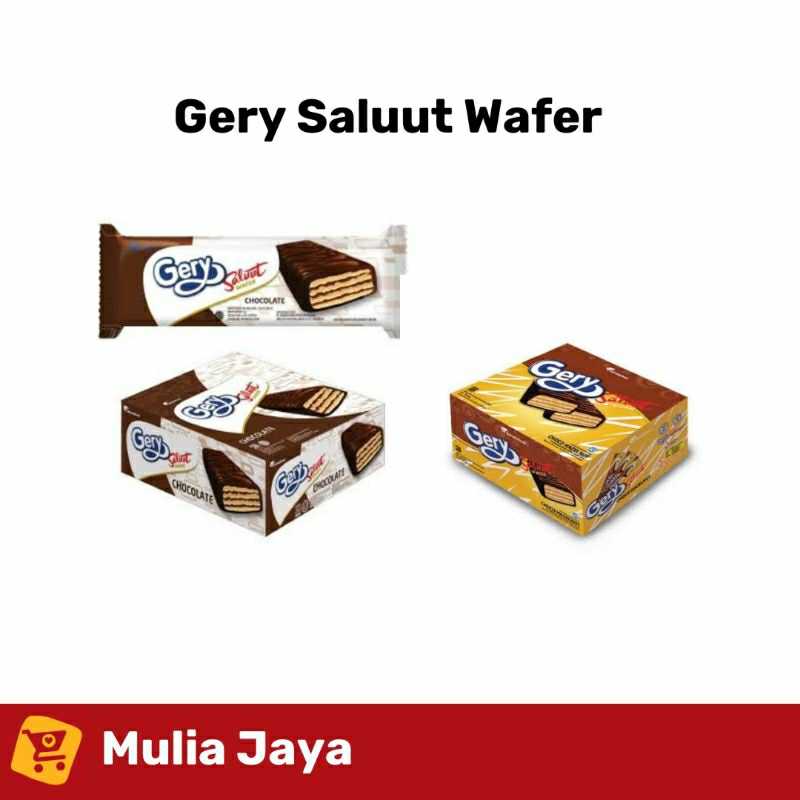 

Gery Saluut Wafer 6 gram (Choco Hazelnut/Chocolate)