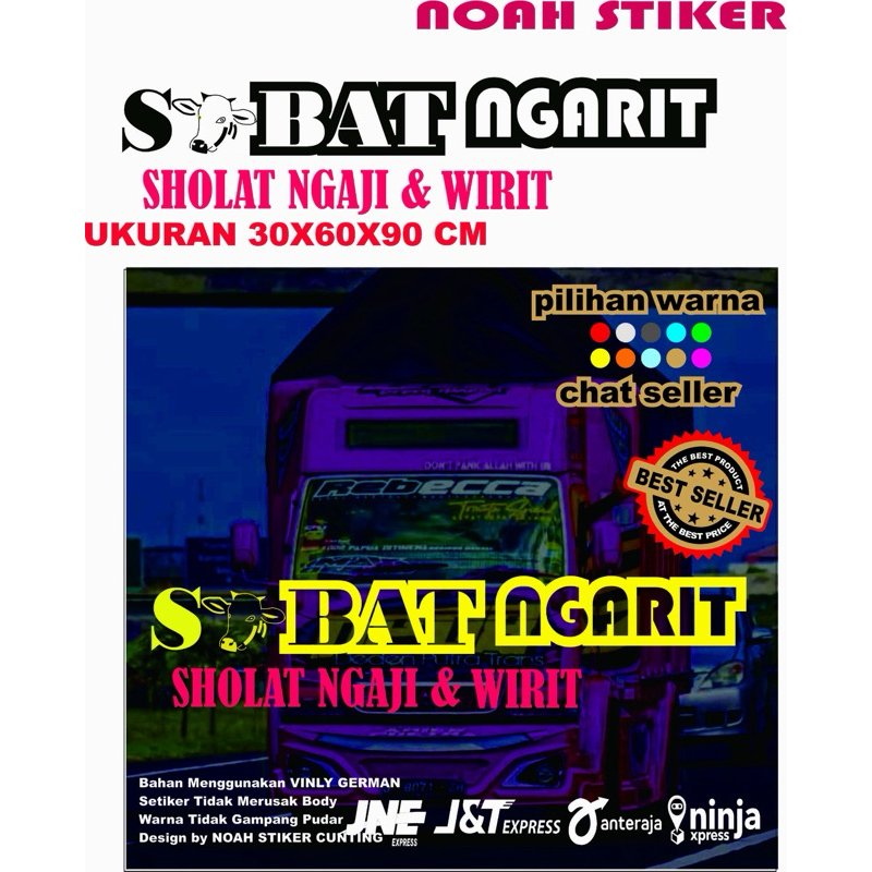 stiker terbaru kata2 mobil truk/pick up dsb