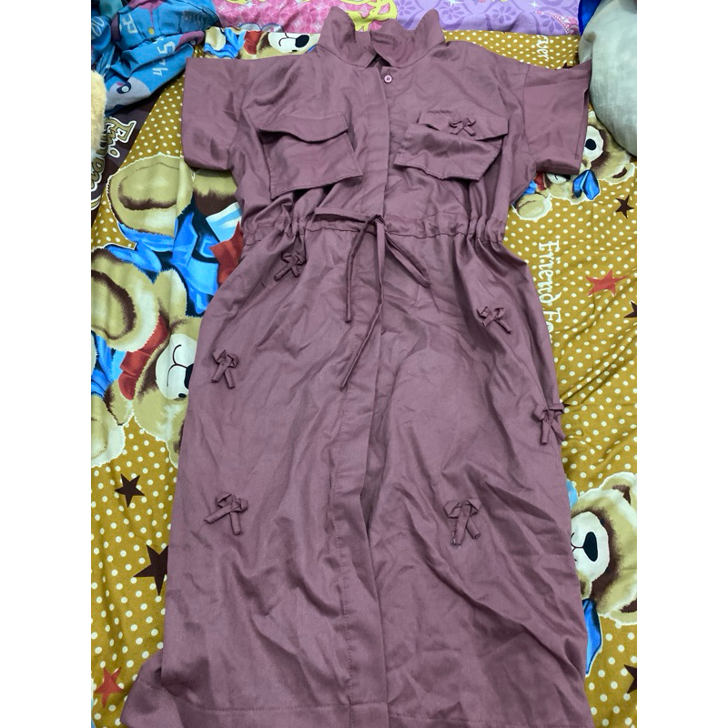 dress warna purple ungu lilac cantik korea