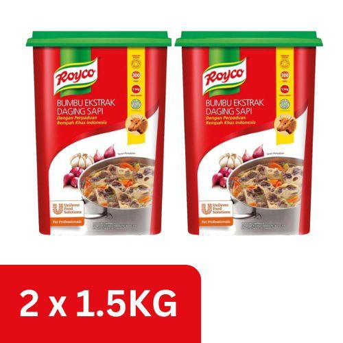 

Royco Bumbu Ekstrak Daging Sapi Tub 1.5Kg Twinpack