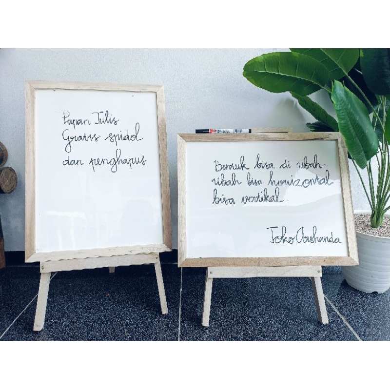 

papan tulis natural gratis spidol+32x42cm