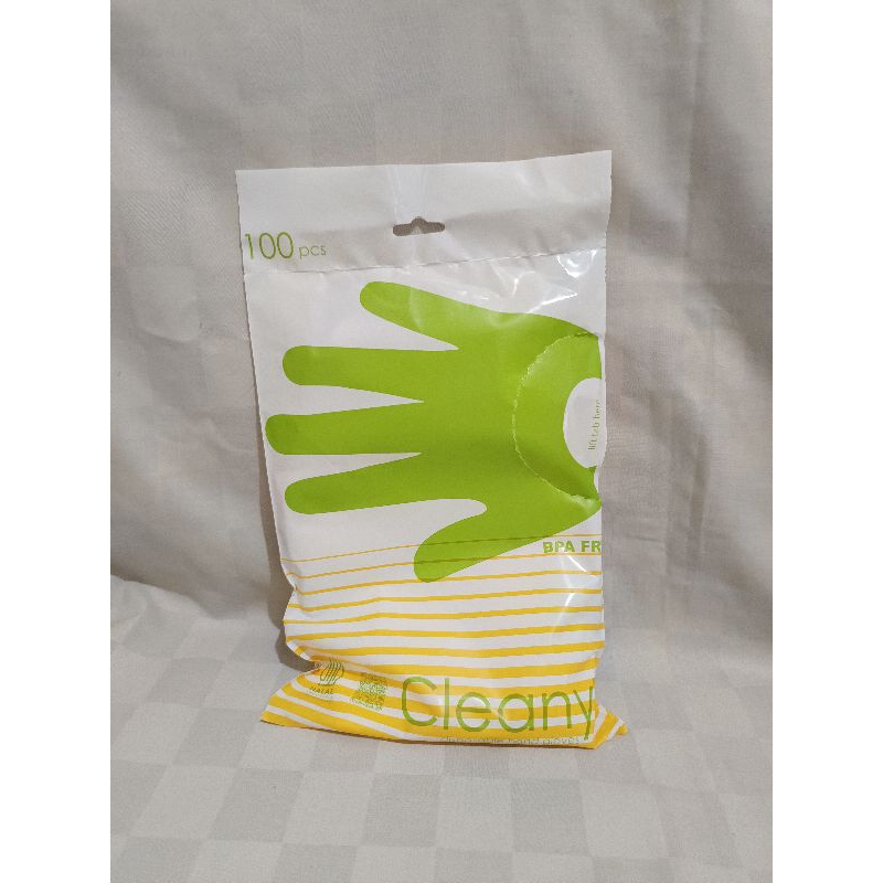 SARUNG TANGAN PLASTIK/CLEANY