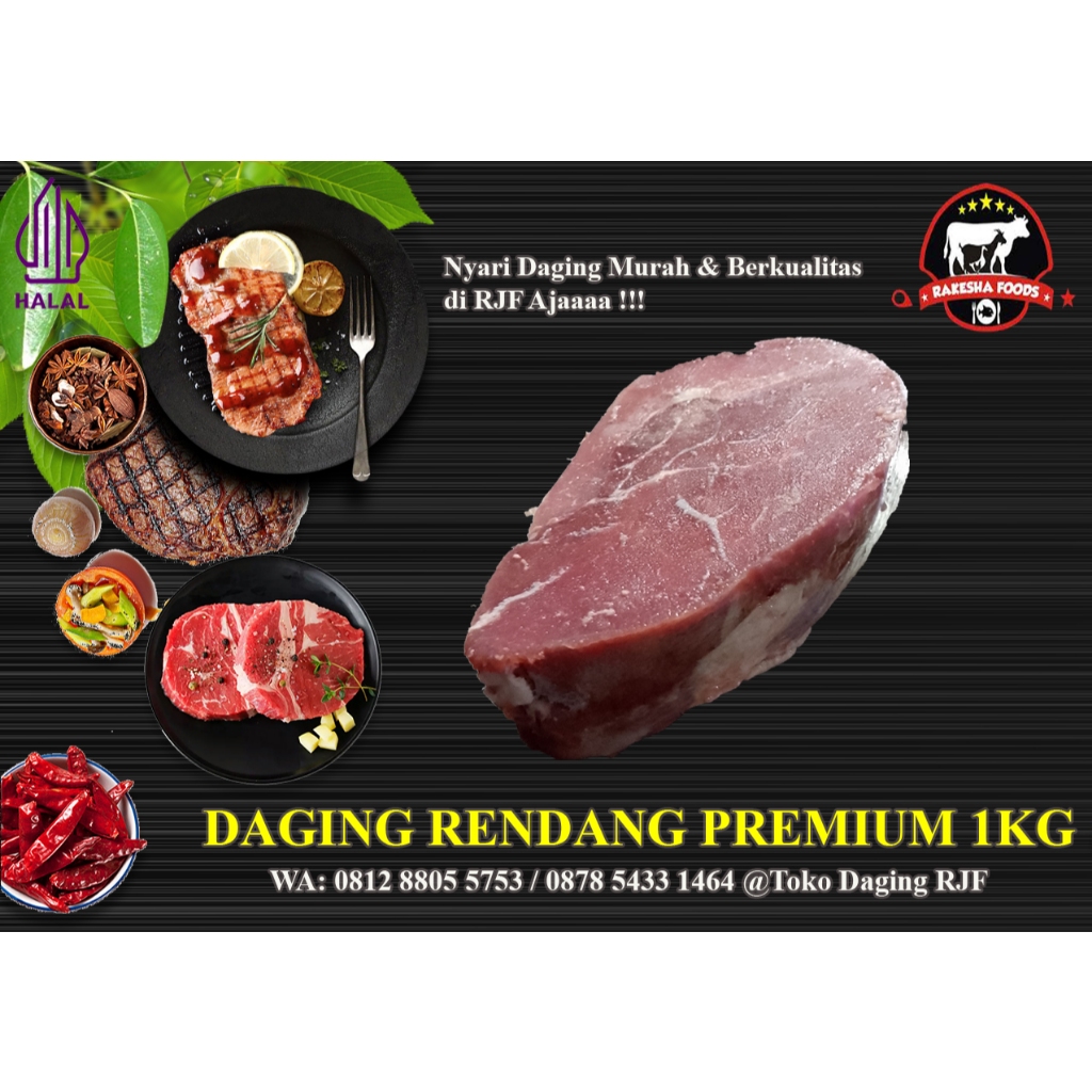 

Daging Rendang Premium 1kg
