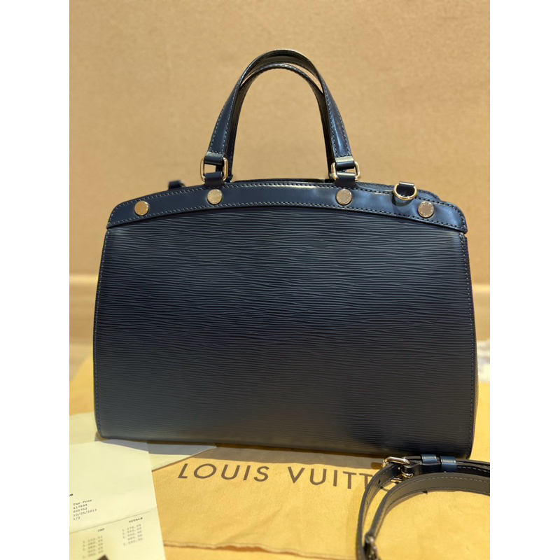 Louis Vuitton Brea Epi Leather Navy 2013 with DB, Strap, Receipt