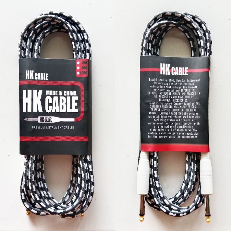 kabel jek kabel jack import utk gitar  bass keyboard  bisa utk squier fender cort ibanez jackson gib