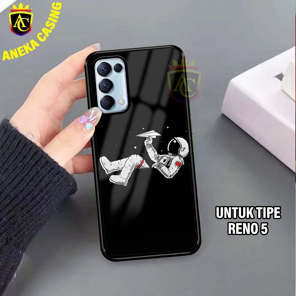 Case OPPO RENO 5-Hardcase Glossy casing Hp OPPO RENO 5 Terbaru [Motif - ASTRONOT] - Aneka Case Mengk