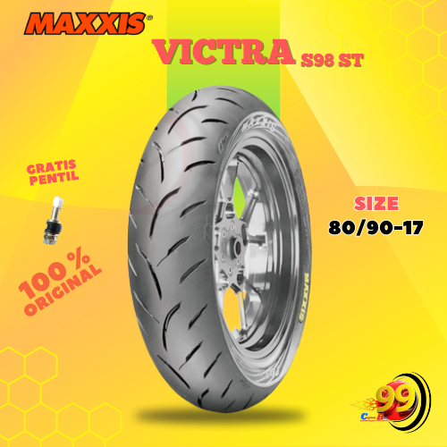 Ban Motor Bebek // MAXXIS VICTRA 80/90 Ring 17 Tubles