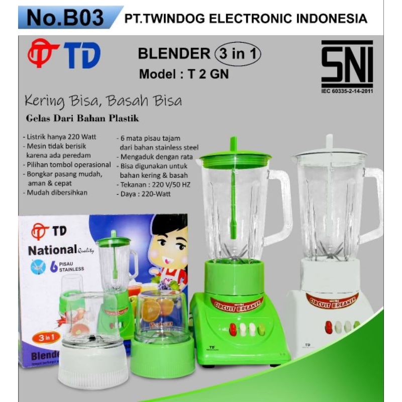 Blender 3in1 TD national quality
