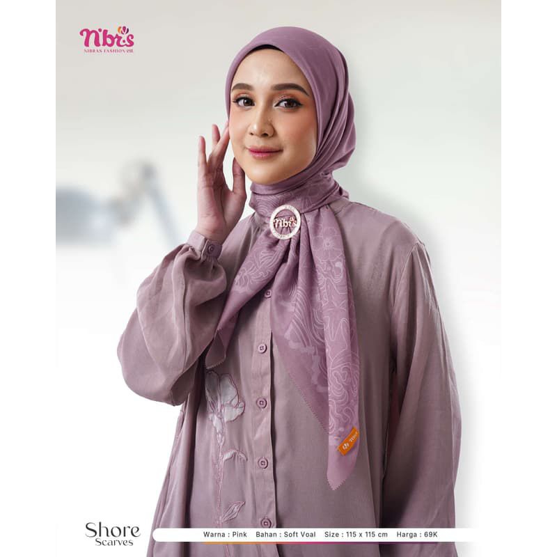 Shore scarves by Nibras-Kerudung segi empat/hijab nibras motif