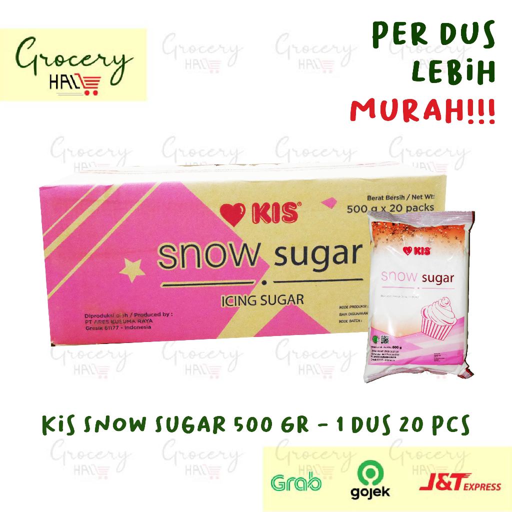 

[ HARGA DUS ] KIS SNOW SUGAR 500 GRAM - 1 DUS ISI 20 PACK