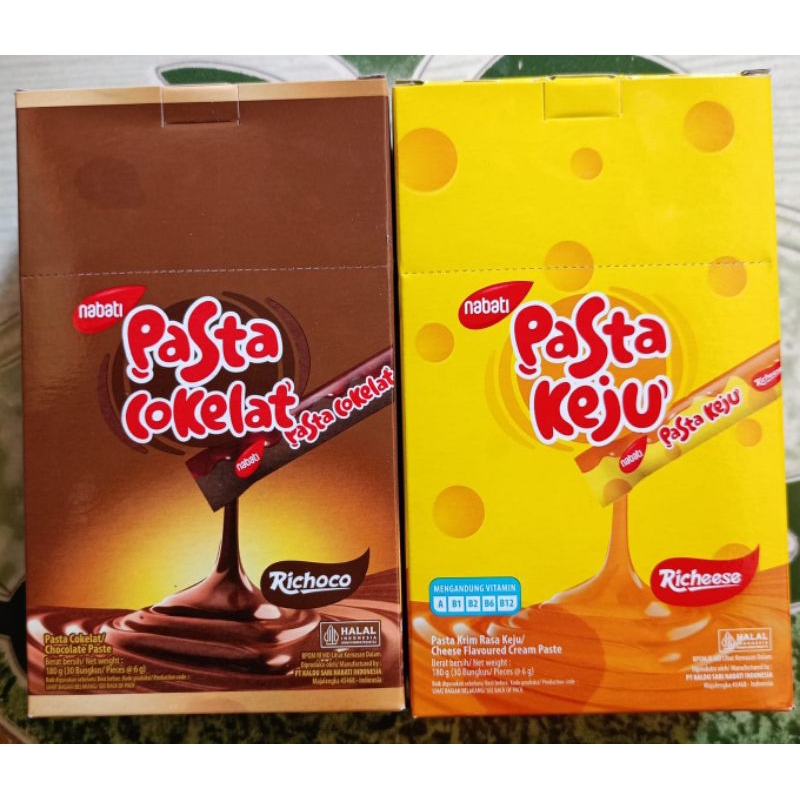 

NABATI Pasta Keju/Cokelat / Box 180 Gram