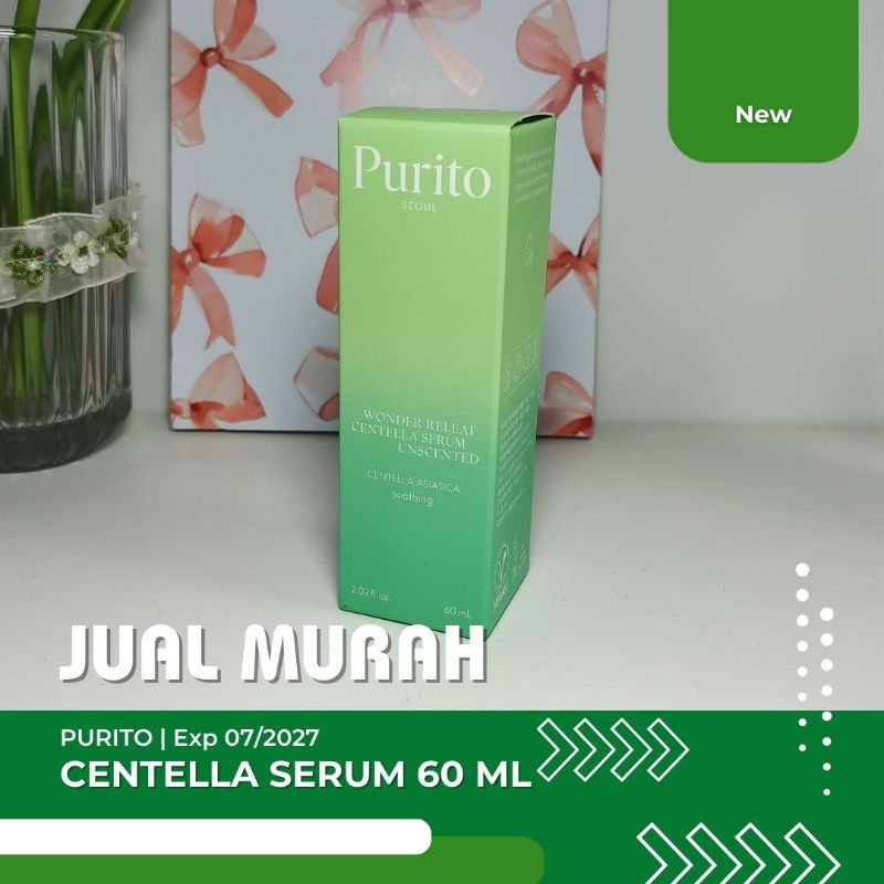 (NEW) Purito Wonder Relief Centella Serum Unscented 60 ml