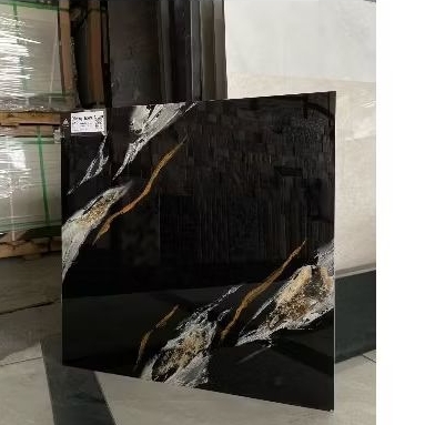 Granit keramik lantai 60x60 motip marmer terbaru hitam corak