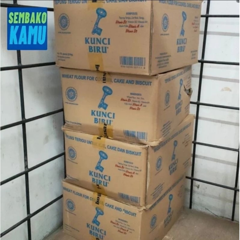 

JKL Tepung Teru Kunci Biru 1 kg - 1 Dus Isi 12 Pcs