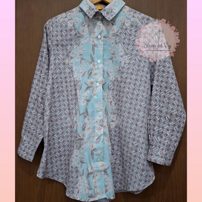 Nada Puspita (Napus) Viola Basic Shirt - Choco - Preloved (PL)