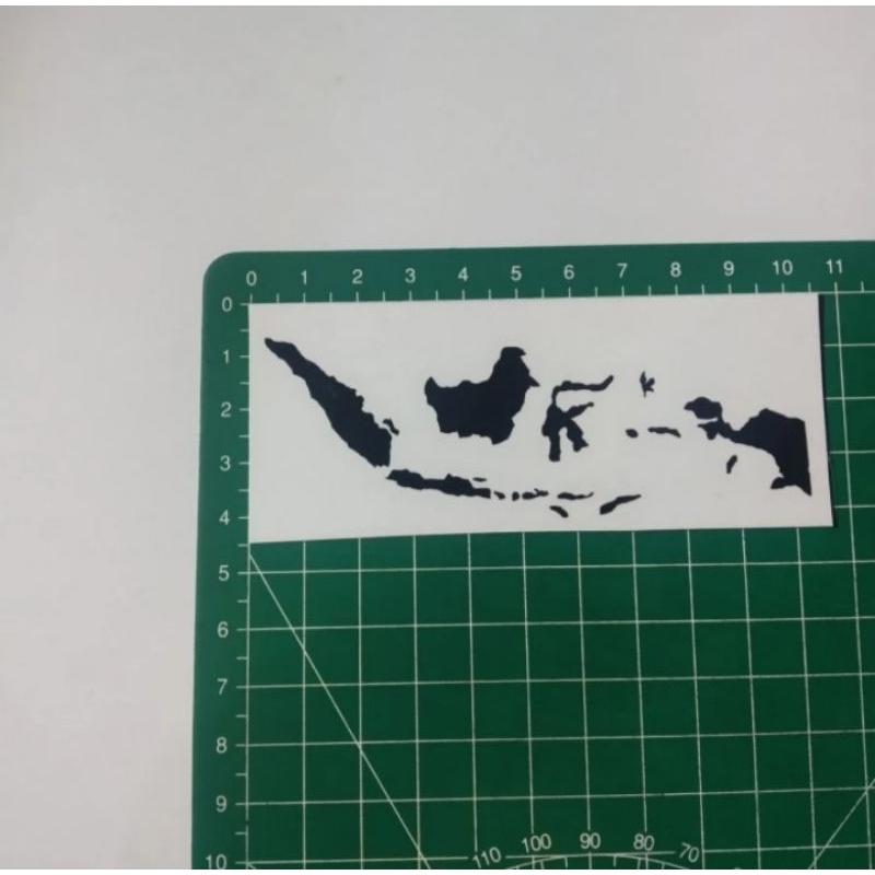

stiker cutting indonesia map stiker