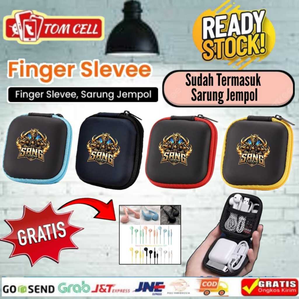 PROMO GRATIS ONGKIR PAKET Sarung Jempol Game Mobile Legend Free Fire Pubg Apk King Andra ST / Sarung