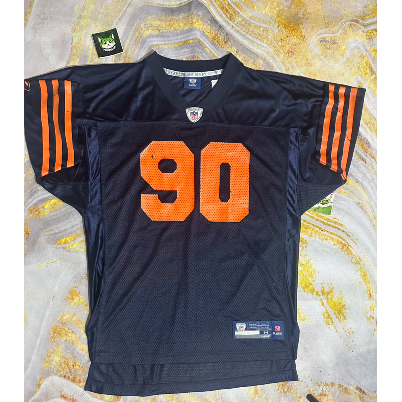 JERSEY NFL Chicago Bears Julius Peppers Sewn Reebok Throwback Football Jersey