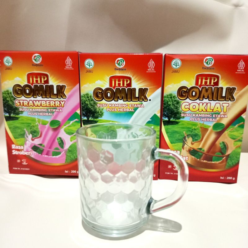 

Promo Susu Gomilk Gratis Gelas Kaca - Susu Etawa Plus Herbal 200 Gram - Bonus Tidak Berlaku Kelipatan