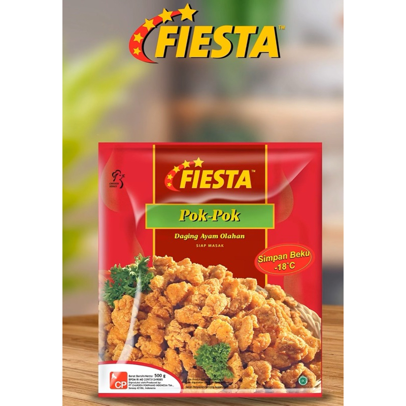 

Fiesta Pok Pok kemasan 500gr (potongan daging ayam olahan)