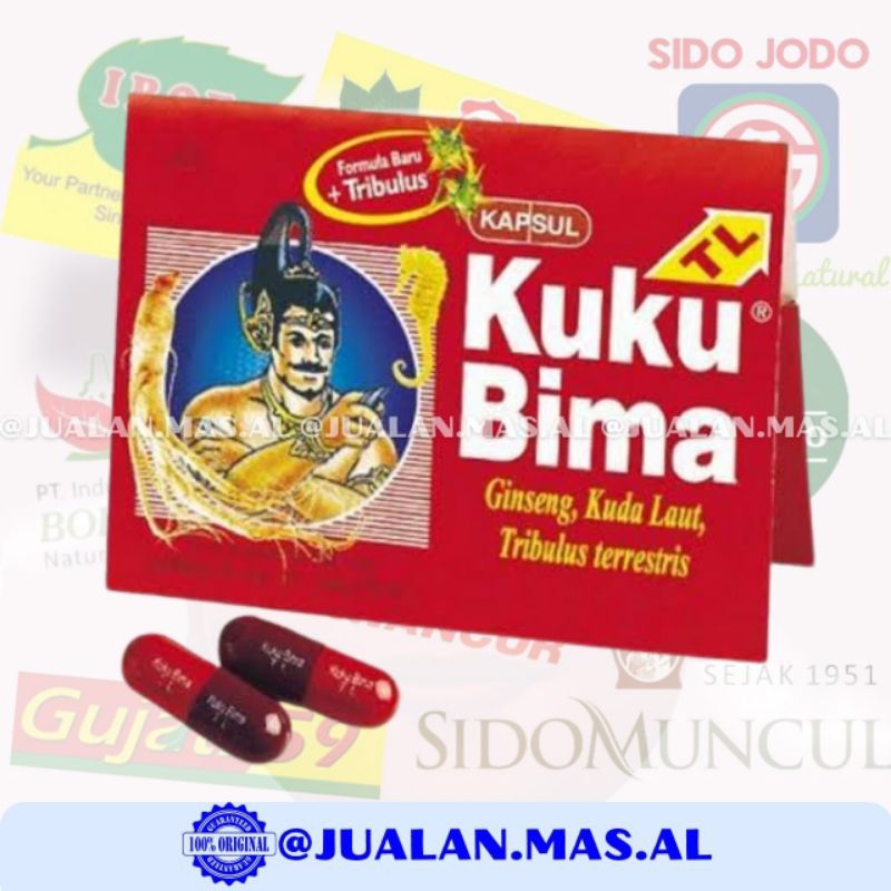 SIDOMUNCUL - KAPSUL KUKU BIMA TRIBULUS / KUKUBIMA TRIBULUS KAPSUL (ISI 10 SACHET)