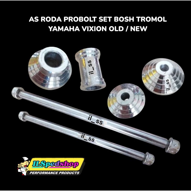 As roda probolt set bosh tromol almunium yamaha vixion old / vixion new nva nvl / vixion r
