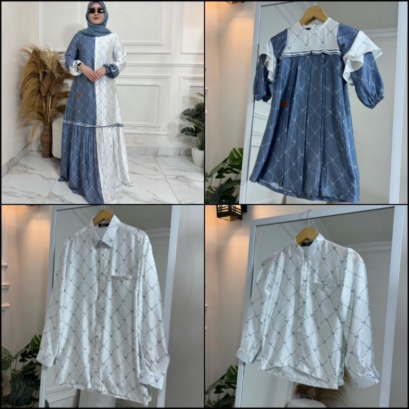 dress gamis Nafis couple terbaru