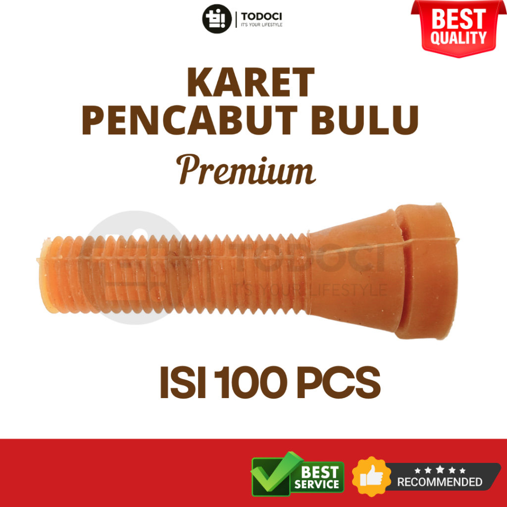 Karet Pencabut Bulu Ayam | Bebek | Bawang Plucker Original | ISI 100 | Dijamin 100% Anti Putus